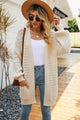 Danielle Open Front Dropped Shoulder Pocketed Cardigan - Vestir en Moda
