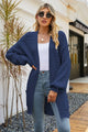 Danielle Open Front Dropped Shoulder Pocketed Cardigan - Vestir en Moda