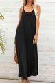 Carolina Spaghetti Strap Scoop Neck Jumpsuits