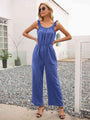 Beba Round Neck Sleeveless Jumpsuits with