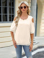 Teresa Cold Shoulder Half Sleeve Blouse
