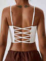 Gabriela Lace-Up Cropped Tank Top