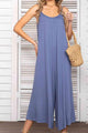 Carolina Spaghetti Strap Scoop Neck Jumpsuits