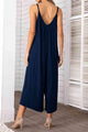Carolina Spaghetti Strap Scoop Neck Jumpsuits