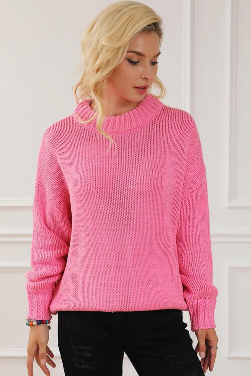 Olivia Round Neck Long Sleeve Sweater