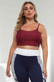 Belinda Plus Size Ribbed Spaghetti Tank Top