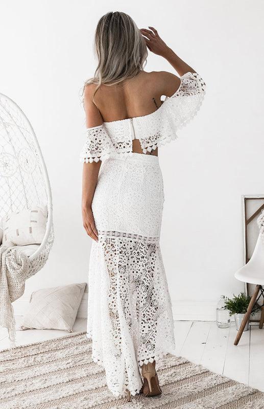 Emma Ladies Casual Fashion Lace Suit Two pieces sets - Vestir en Moda