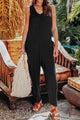 Yuddit Double Take Full Size Sleeveless Straight Jumpsuits