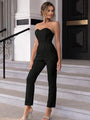 Galilea Sweetheart Neck Sleeveless Jumpsuit - Vestir en Moda