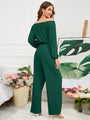 Kori Off Shoulder Straight Leg Jumpsuit - Vestir en Moda