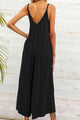 Carolina Spaghetti Strap Scoop Neck Jumpsuits