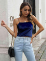 Vianna Straight Neck Cropped Cami Tops