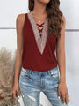 Fernanda Crisscross V-Neck Tank