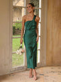 Florence Forged Face Elegant Suspender Long Dress - Vestir en Moda