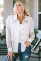 Frances Button Down Collared Neck Buttoned Jacket - Vestir en Moda