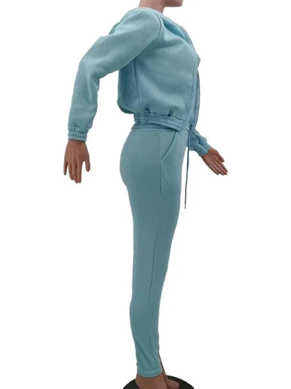 Giorgia Women's Knitted Casual Sports Fleece Three piece Sets - Vestir en Moda