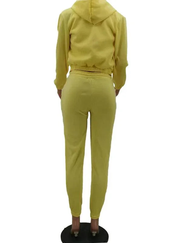 Giorgia Women's Knitted Casual Sports Fleece Three piece Sets - Vestir en Moda