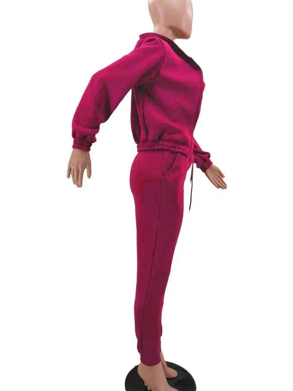 Giorgia Women's Knitted Casual Sports Fleece Three piece Sets - Vestir en Moda
