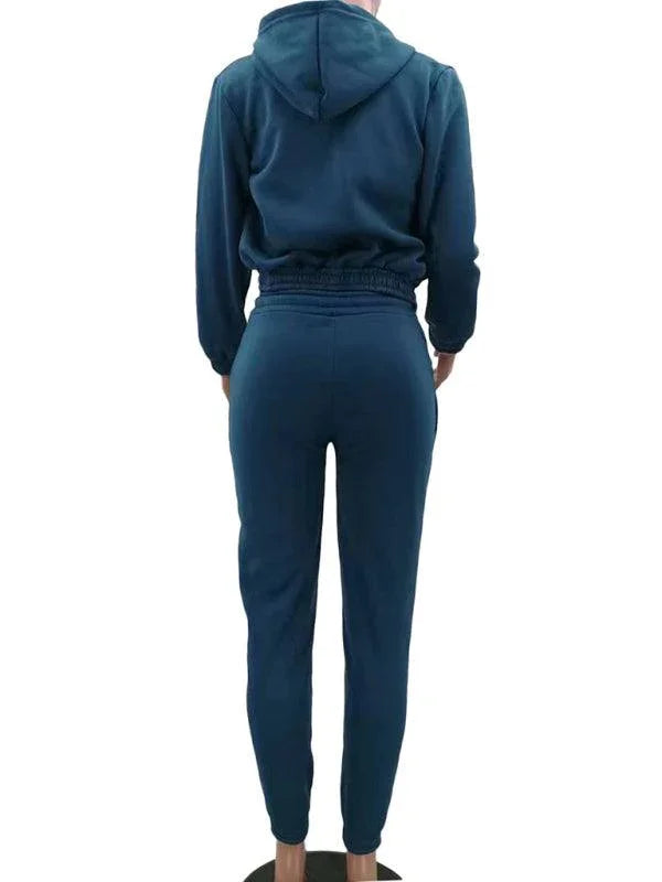 Giorgia Women's Knitted Casual Sports Fleece Three piece Sets - Vestir en Moda