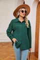 Hannah Dropped Shoulder Collared Shirt - Vestir en Moda