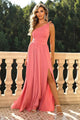Hyler Sexy One-Shoulder Split Elegant Maxi Dress - Vestir en Moda