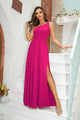 Hyler Sexy One-Shoulder Split Elegant Maxi Dress - Vestir en Moda