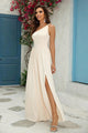 Hyler Sexy One-Shoulder Split Elegant Maxi Dress - Vestir en Moda
