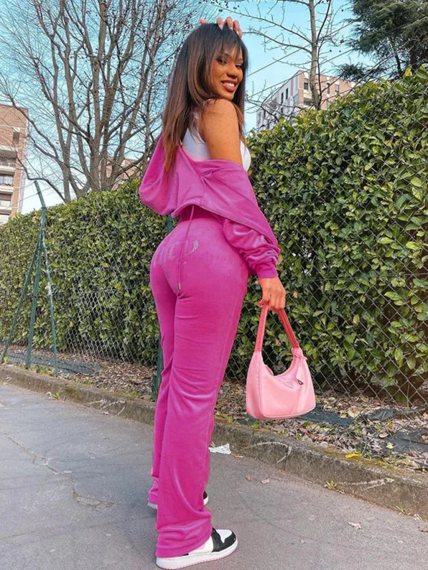 Martina Hot diamond leisure suit Two Piece sets