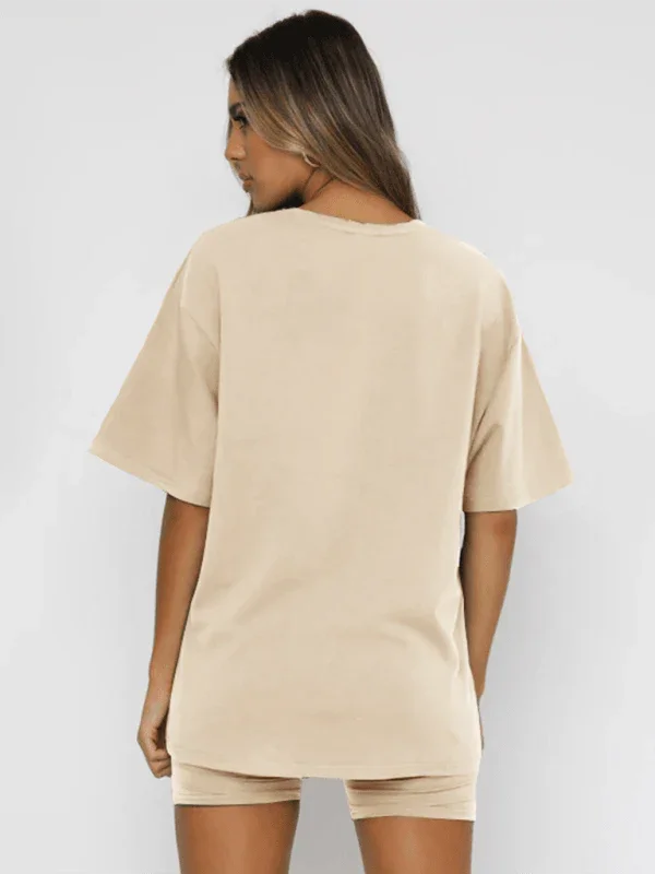 Cristina Women's solid color casual Two piece sets - Vestir en Moda