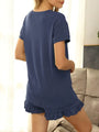 Samira Women's Henley Tee With Two pieces Sets - Vestir en Moda