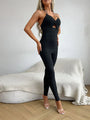 Sonyi style sexy babes women's black hollow suspender jumpsuits