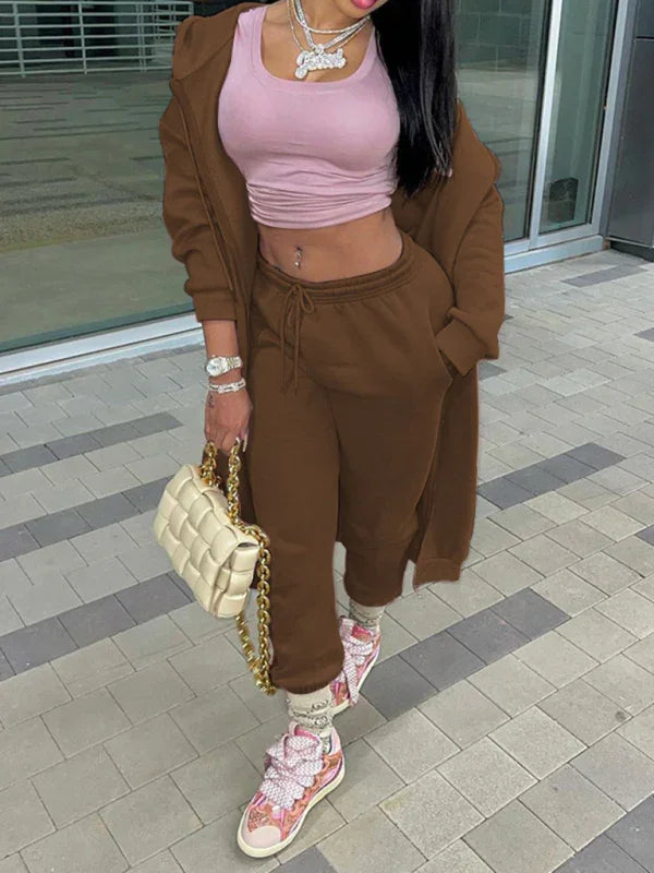 Sophia New women's new fashion casual sports Two Pieces sets