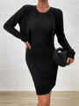 Elizabeth Elegant suit long sleeve round neck Two pieces sets - Vestir en Moda