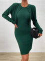 Elizabeth Elegant suit long sleeve round neck Two pieces sets - Vestir en Moda
