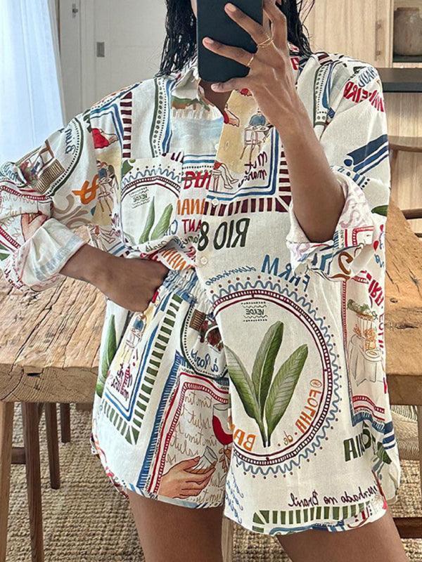 Vitaly Women's new long casual loose vacation Two piece set - Vestir en Moda