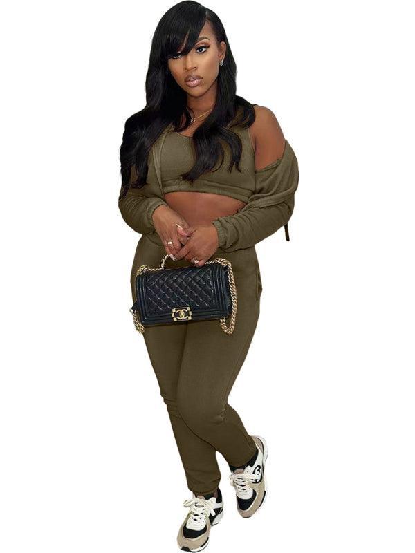Daniela New women's fleece sports and leisure Three piece sets - Vestir en Moda