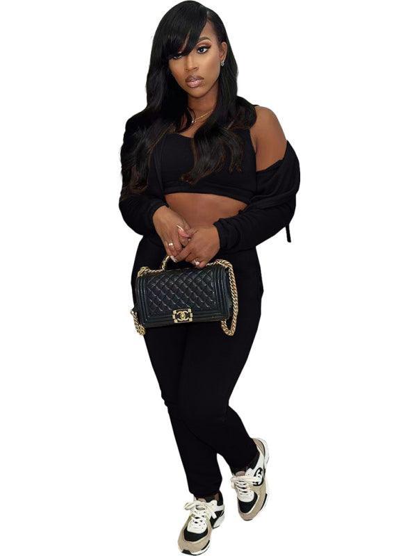 Daniela New women's fleece sports and leisure Three piece sets - Vestir en Moda