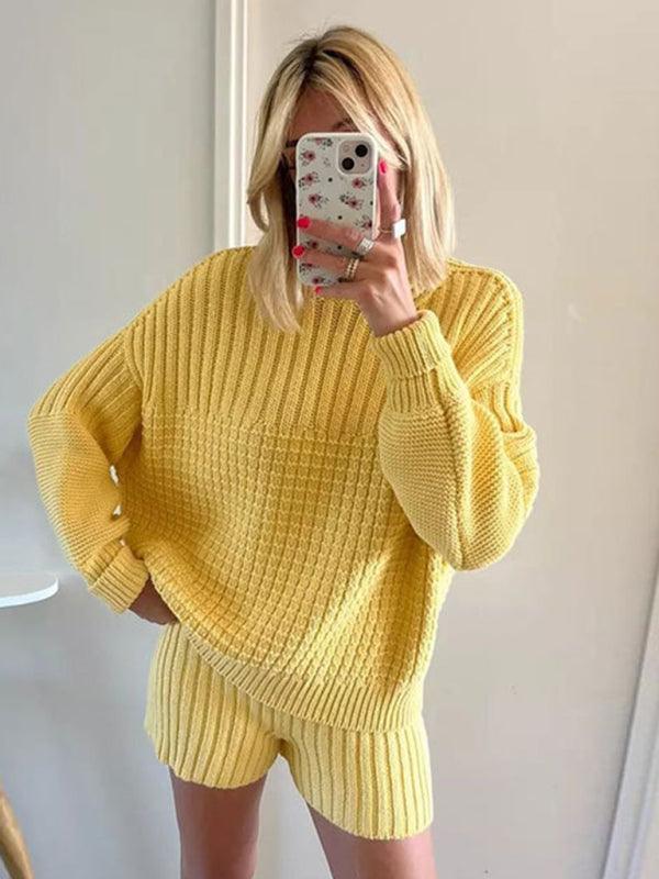 Paola Women's New Sleeve Loose Casual Two-piece Set - Vestir en Moda
