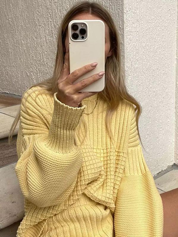 Paola Women's New Sleeve Loose Casual Two-piece Set - Vestir en Moda