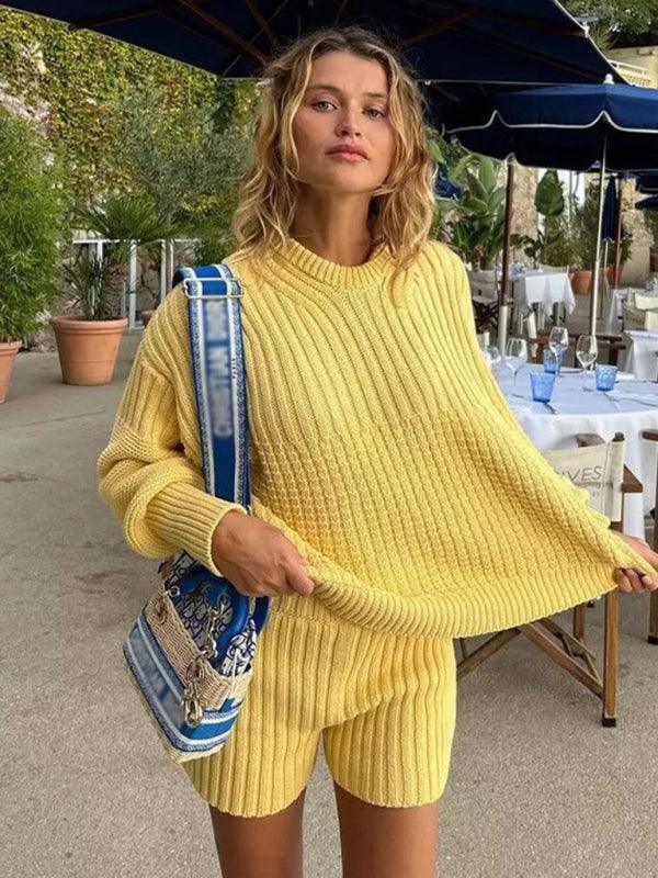 Paola Women's New Sleeve Loose Casual Two-piece Set - Vestir en Moda