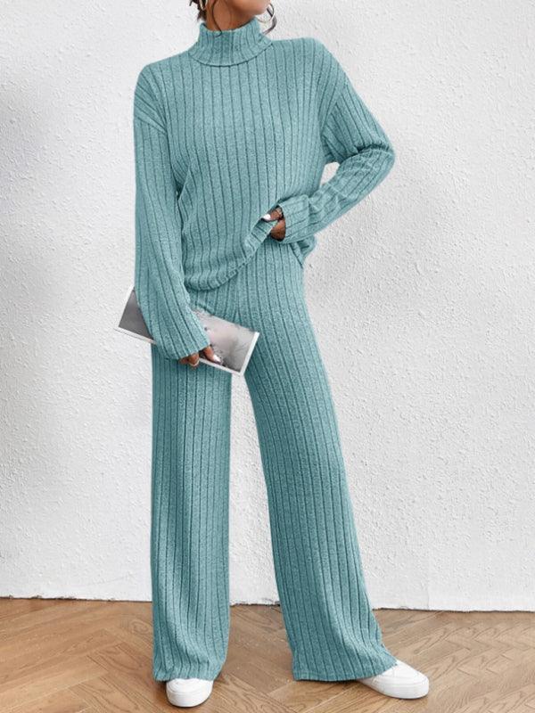 Emily Casual long sleeve women's knitted Two Pieces Sets - Vestir en Moda