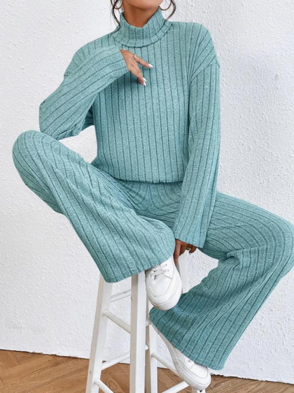 Emily Casual long sleeve women's knitted Two Pieces Sets - Vestir en Moda