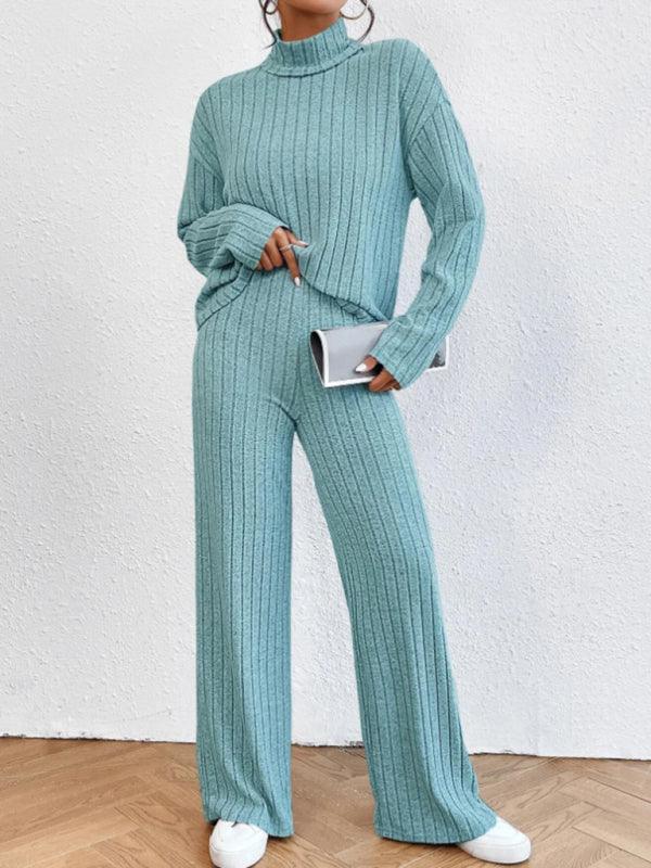 Emily Casual long sleeve women's knitted Two Pieces Sets - Vestir en Moda