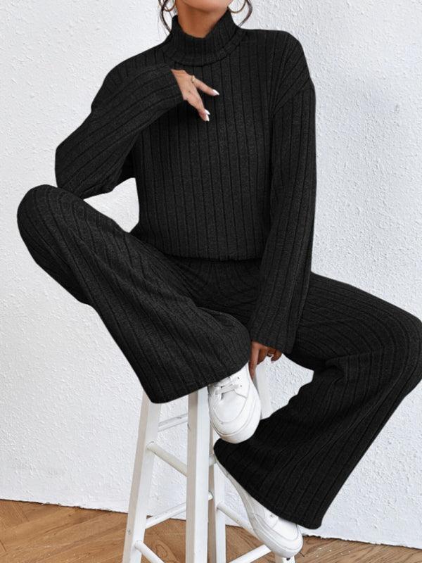 Emily Casual long sleeve women's knitted Two Pieces Sets - Vestir en Moda