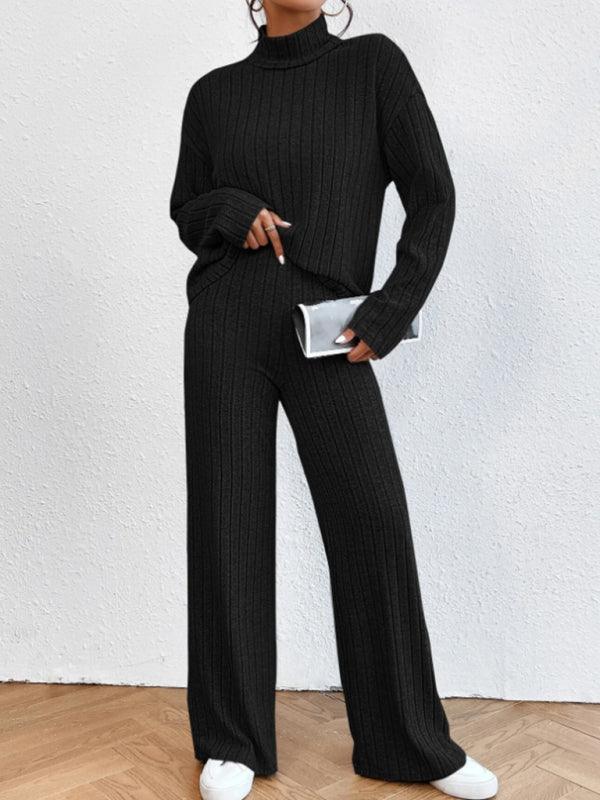 Emily Casual long sleeve women's knitted Two Pieces Sets - Vestir en Moda