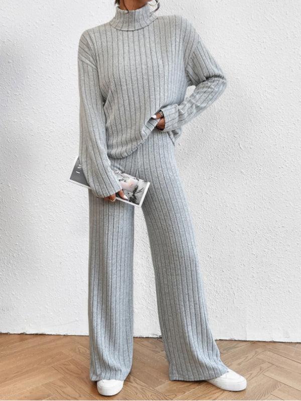 Emily Casual long sleeve women's knitted Two Pieces Sets - Vestir en Moda