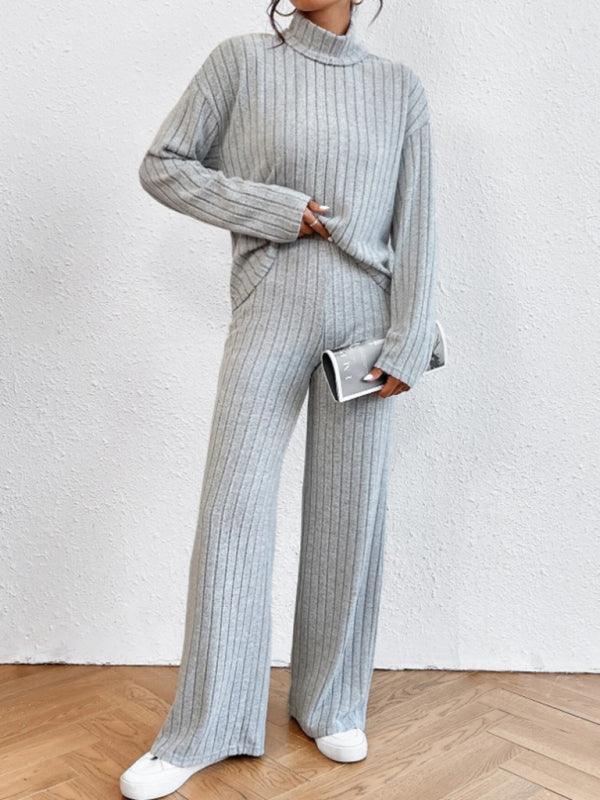 Emily Casual long sleeve women's knitted Two Pieces Sets - Vestir en Moda
