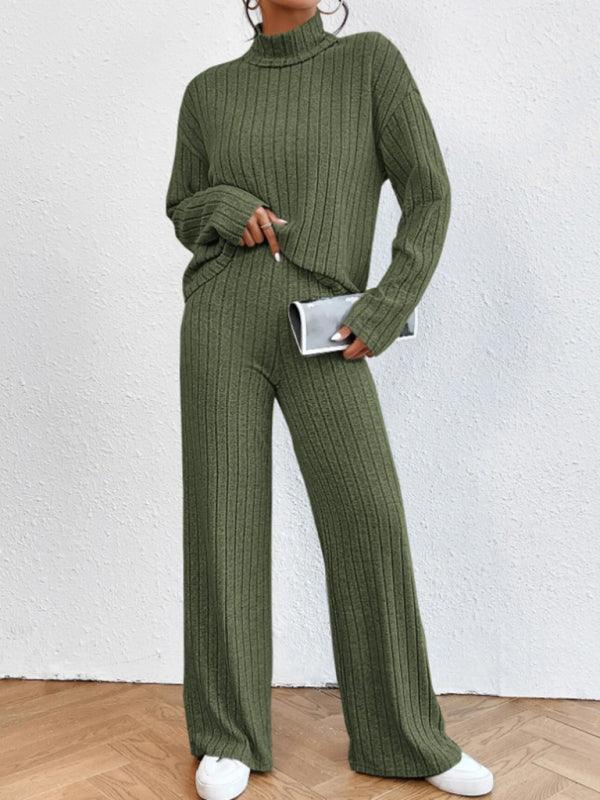 Emily Casual long sleeve women's knitted Two Pieces Sets - Vestir en Moda