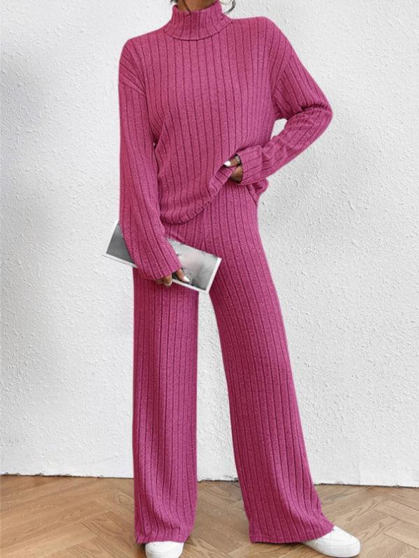 Emily Casual long sleeve women's knitted Two Pieces Sets - Vestir en Moda
