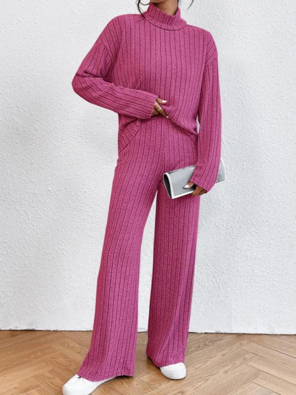 Emily Casual long sleeve women's knitted Two Pieces Sets - Vestir en Moda